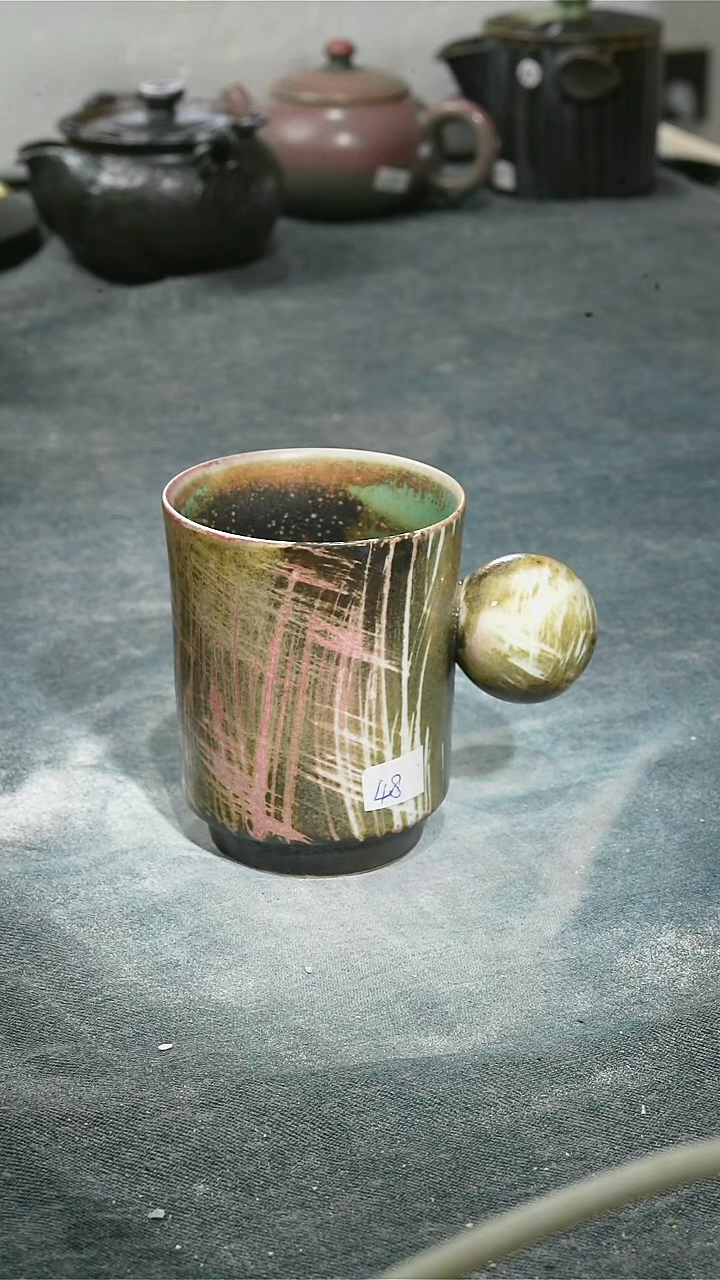 【闪购商品】碗浪鬼家釉绘柴烧