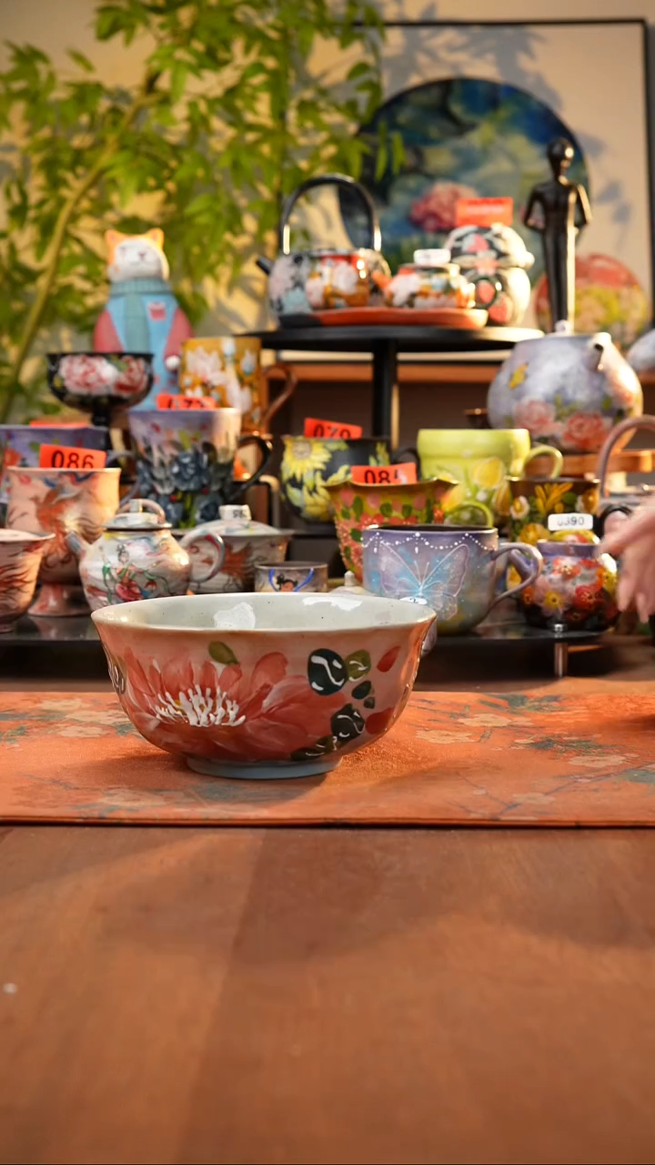 瓷片景德镇手工手绘723