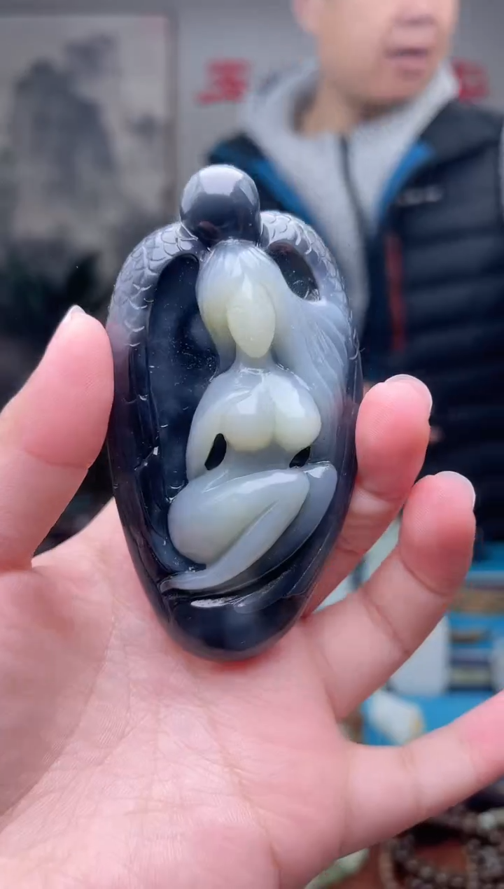 【闪购商品】和田玉未镶嵌挂件1