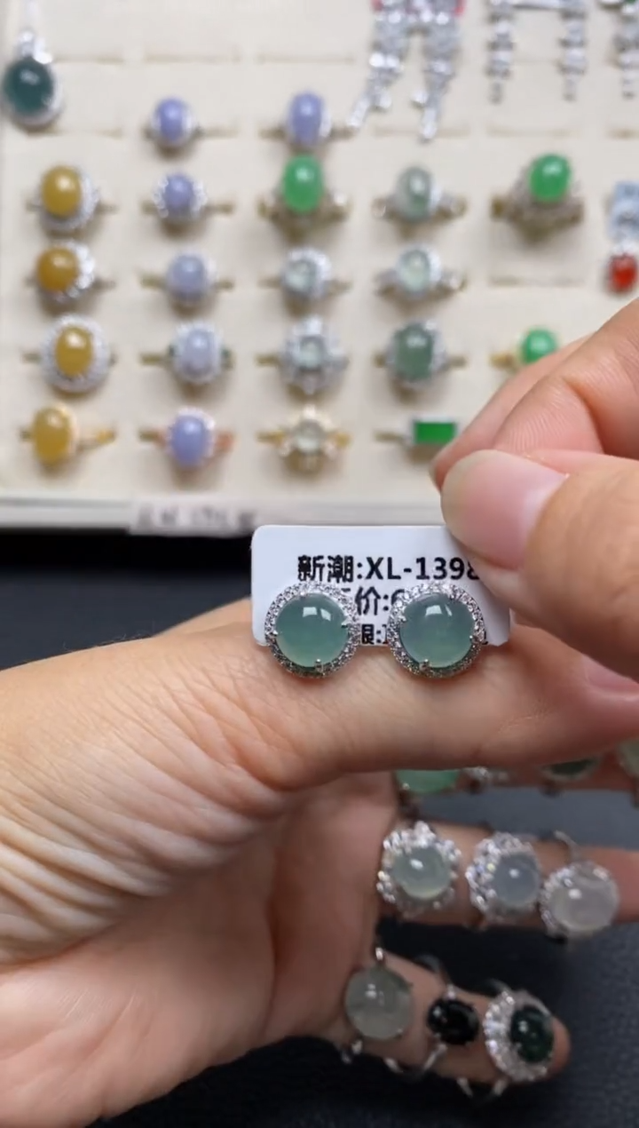 【闪购商品】翡翠戒指银S925镶嵌111111