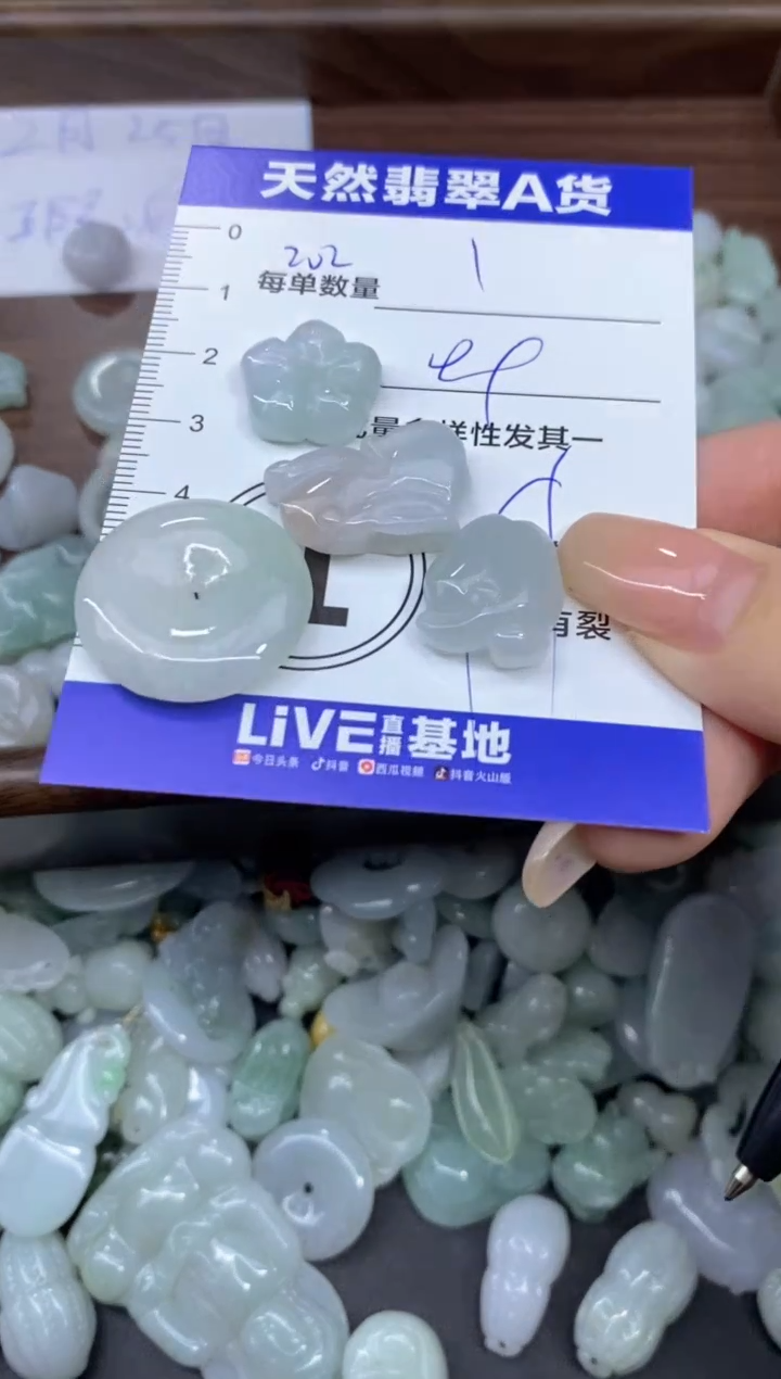 颈饰未镶嵌翡翠天然翡翠A货批量多样性发一件