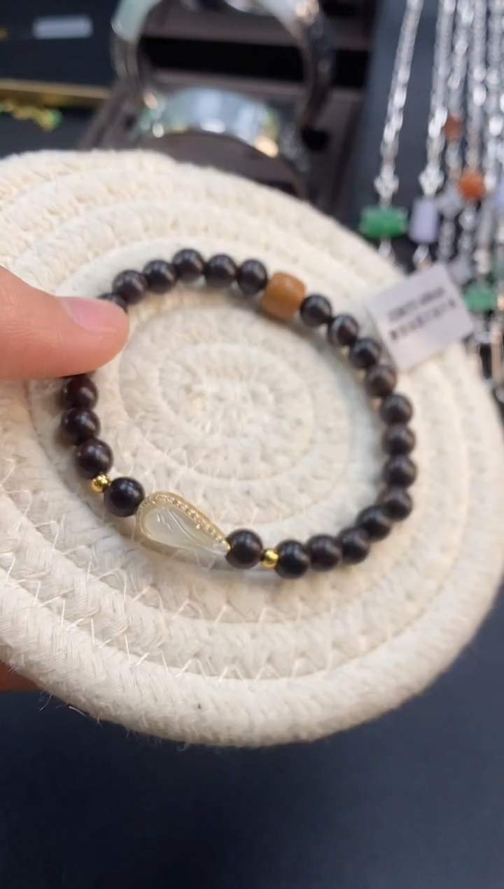 颈饰银S925镶嵌翡翠18122