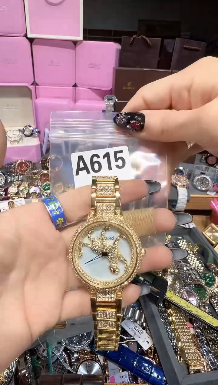 石英机芯不锈钢不锈钢直播定闪专用