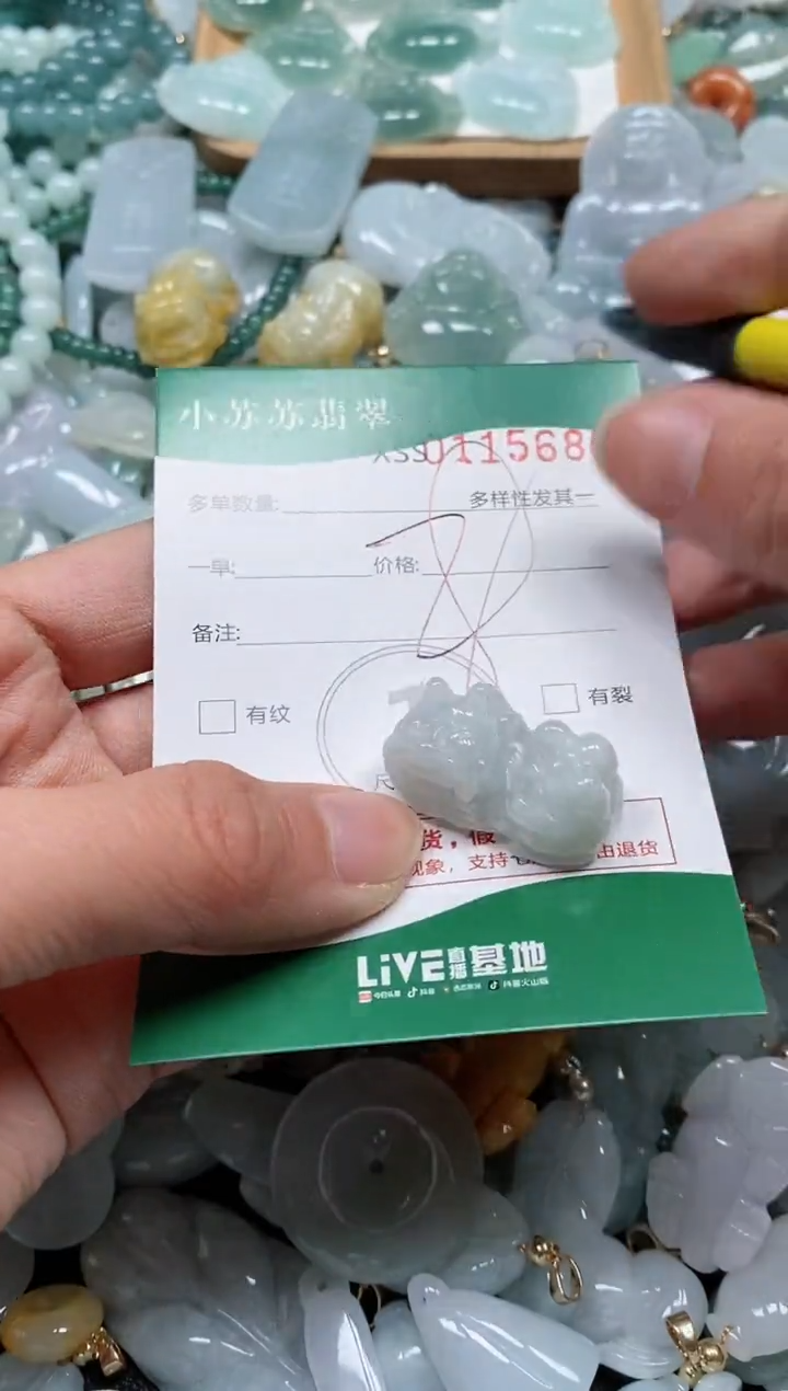 【闪购商品】翡翠颈饰未镶嵌闪购商品0115686