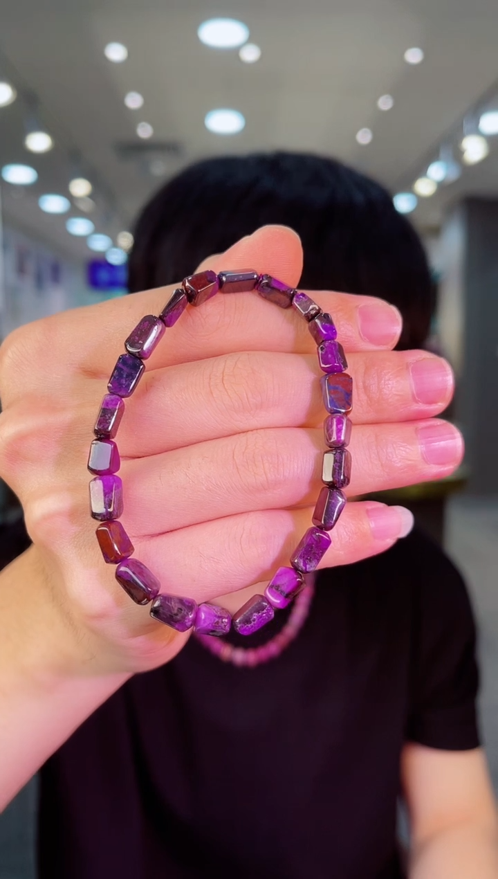 未镶嵌苏纪石（舒俱来）手串南非舒俱来老矿料