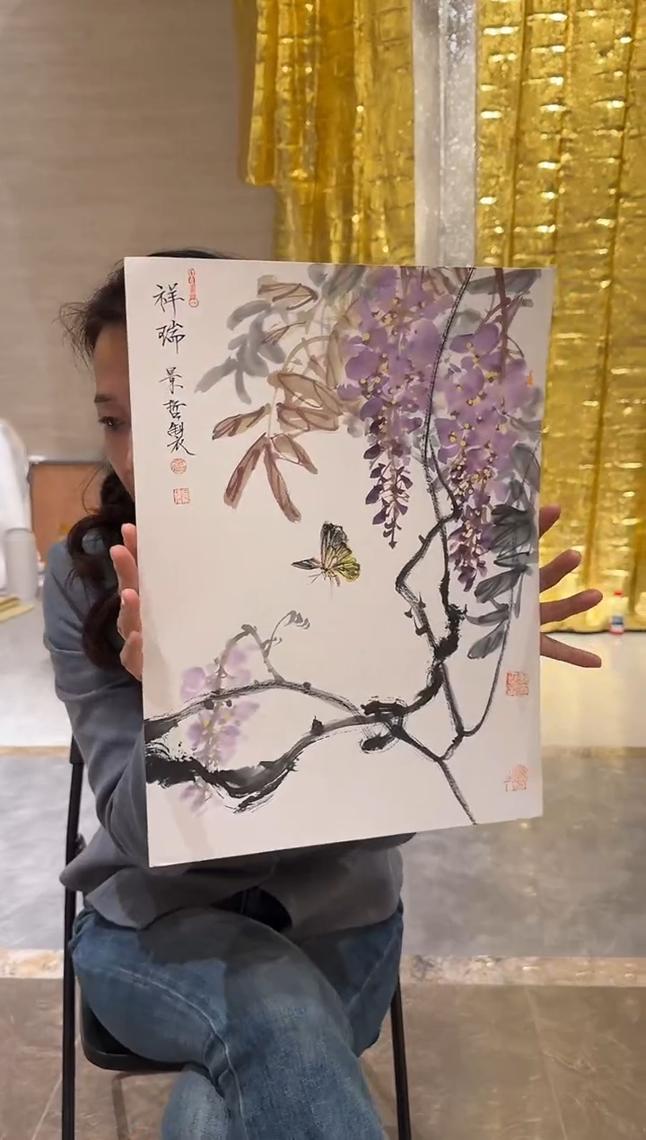 国画炳山艺术--崔老师作品 