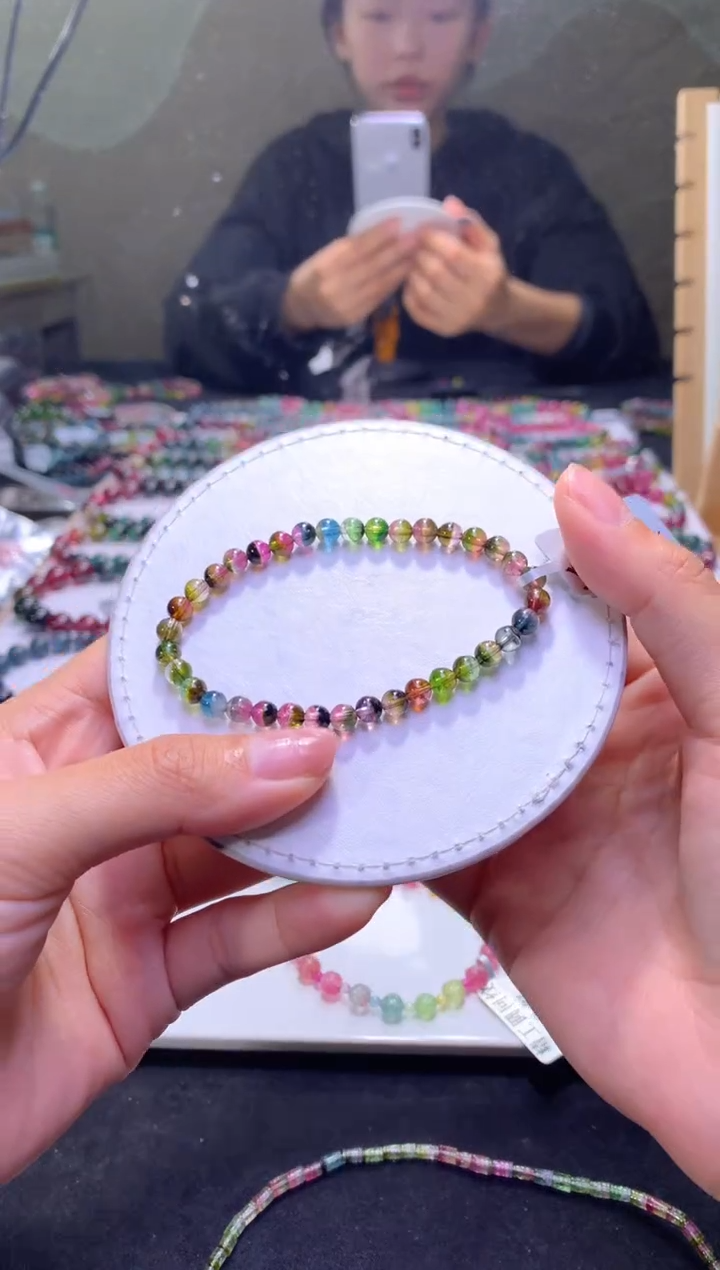 未镶嵌手串碧玺A06【天然碧玺】