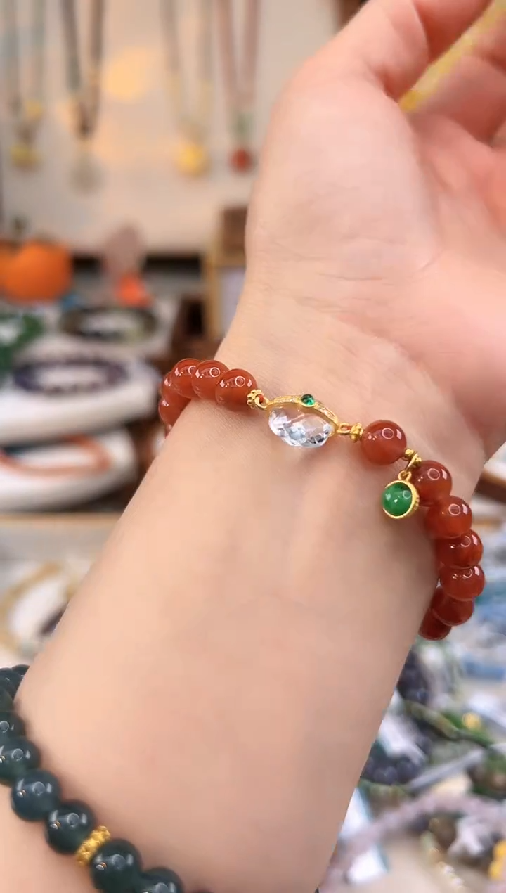 【闪购商品】南红玛瑙手饰未镶嵌@@B921C013676