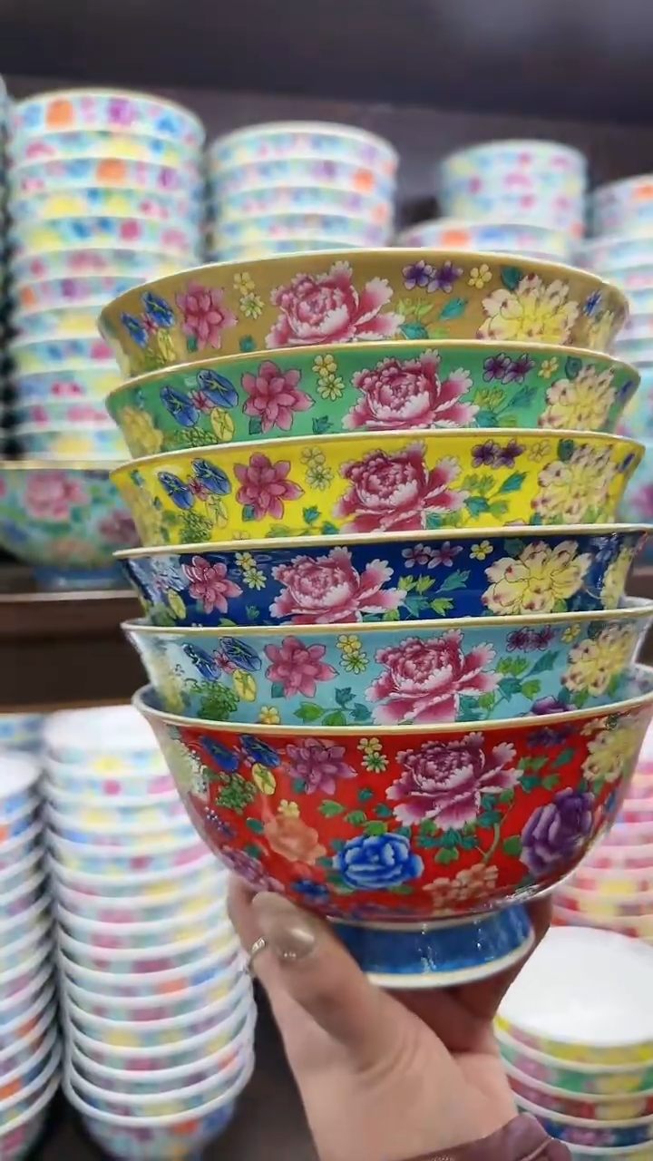 【闪购商品】瓷片6英寸面碗6个景德镇陶瓷