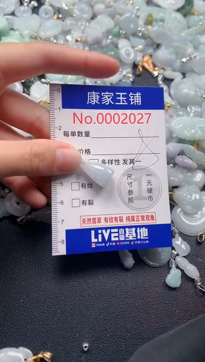 吊坠(不含链)未镶嵌翡翠2027