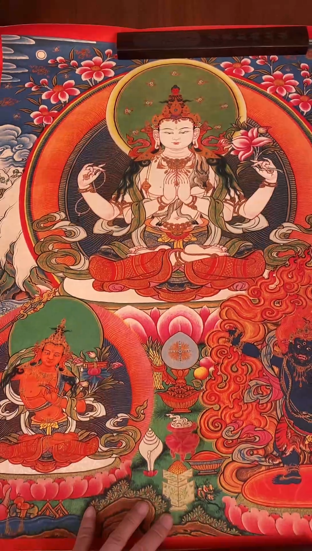 装裱画精美唐卡tk16045