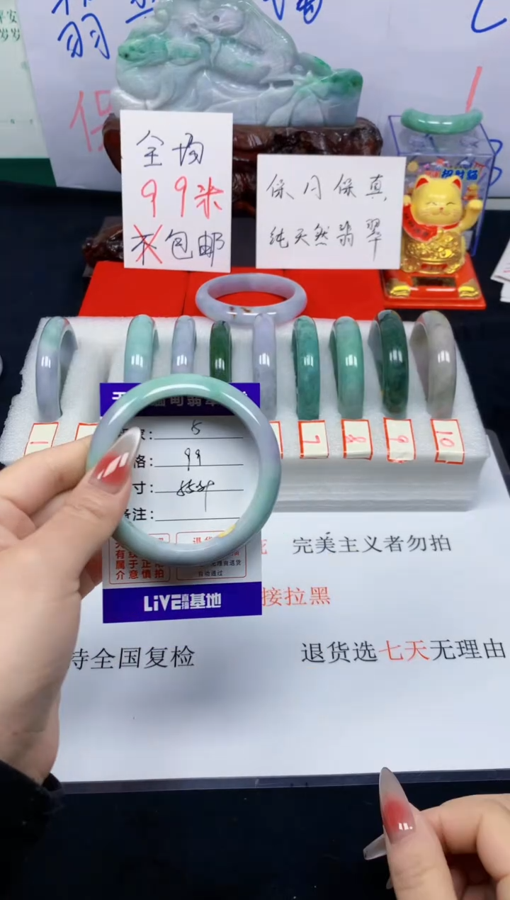 未镶嵌手镯翡翠5