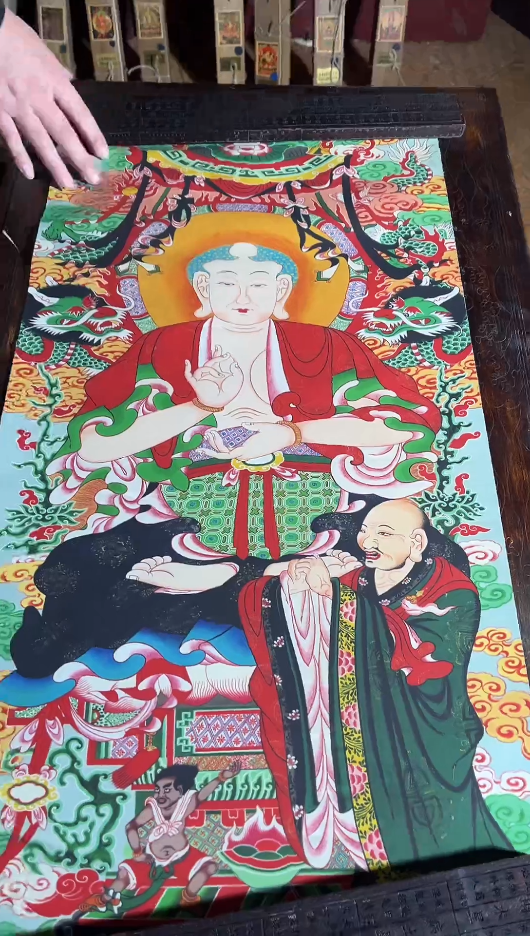 卷轴画东东唐卡tk160