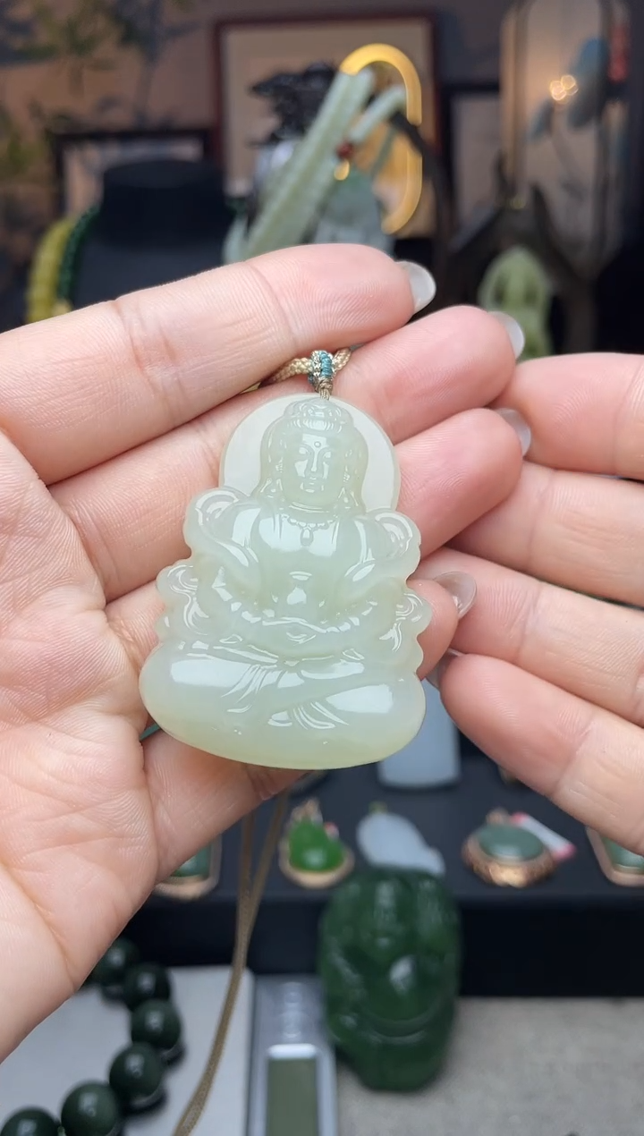 【闪购商品】和田玉颈饰未镶嵌吊坠h029