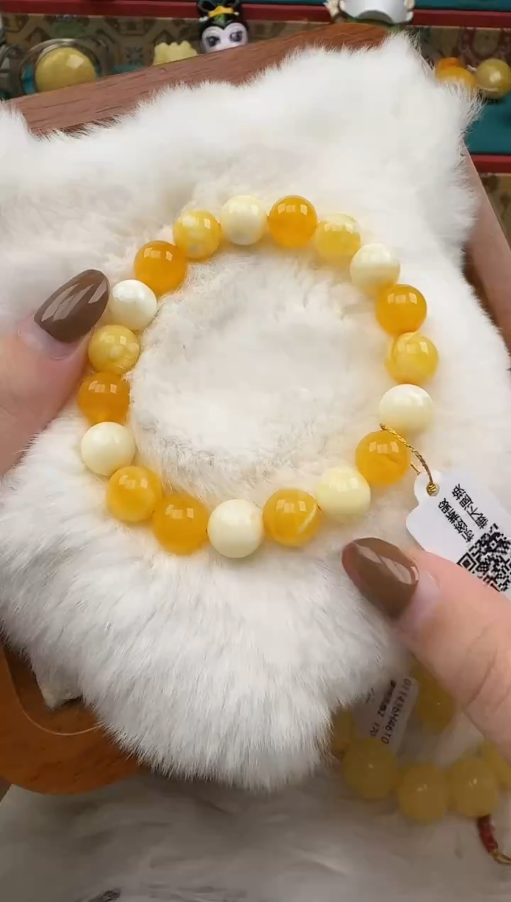 琥珀未镶嵌珠宝奇石10+多宝手串HZ220