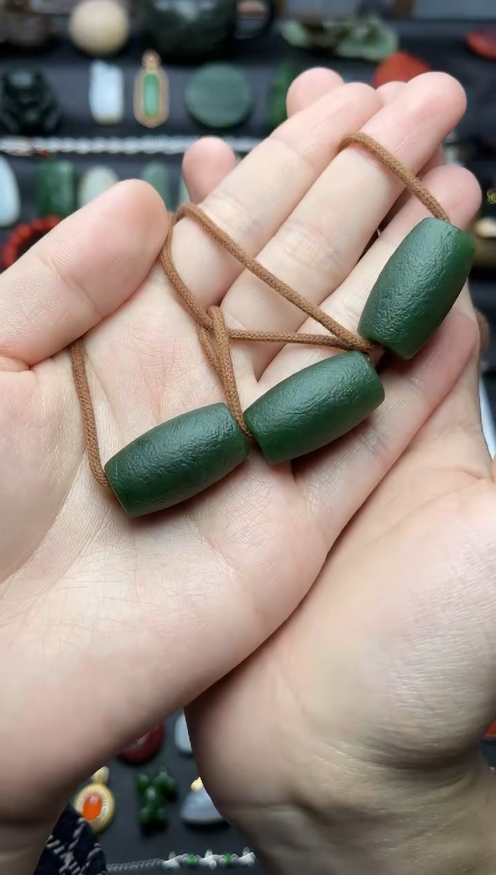 颈饰未镶嵌和田玉路路桶多样性拍一发一06