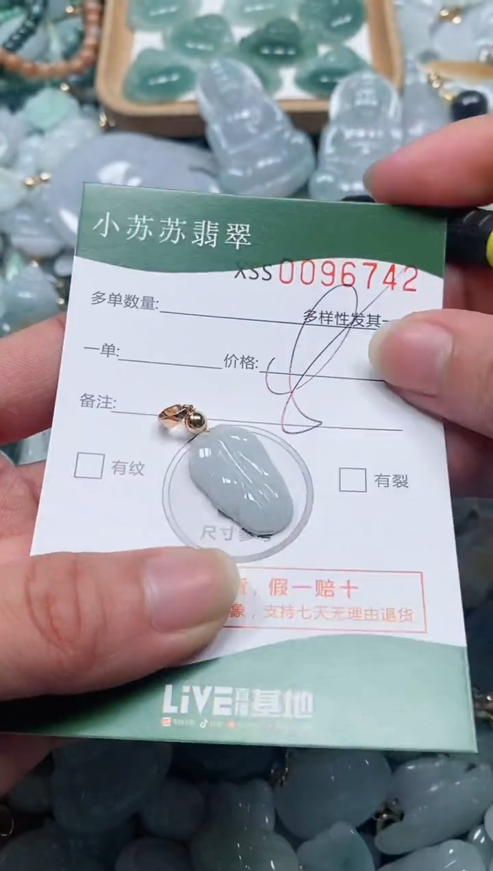 【闪购商品】翡翠颈饰未镶嵌闪购商品0096742