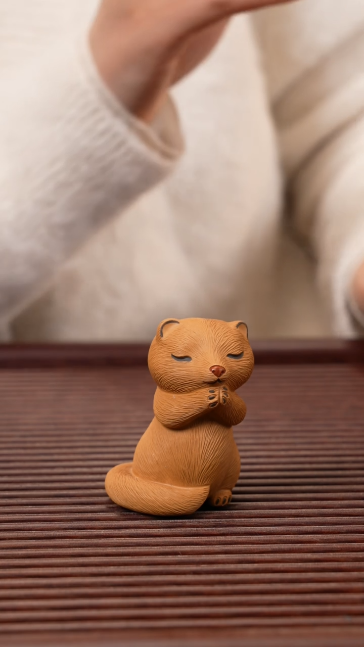 【闪购商品】紫砂茶宠小黄鼠狼