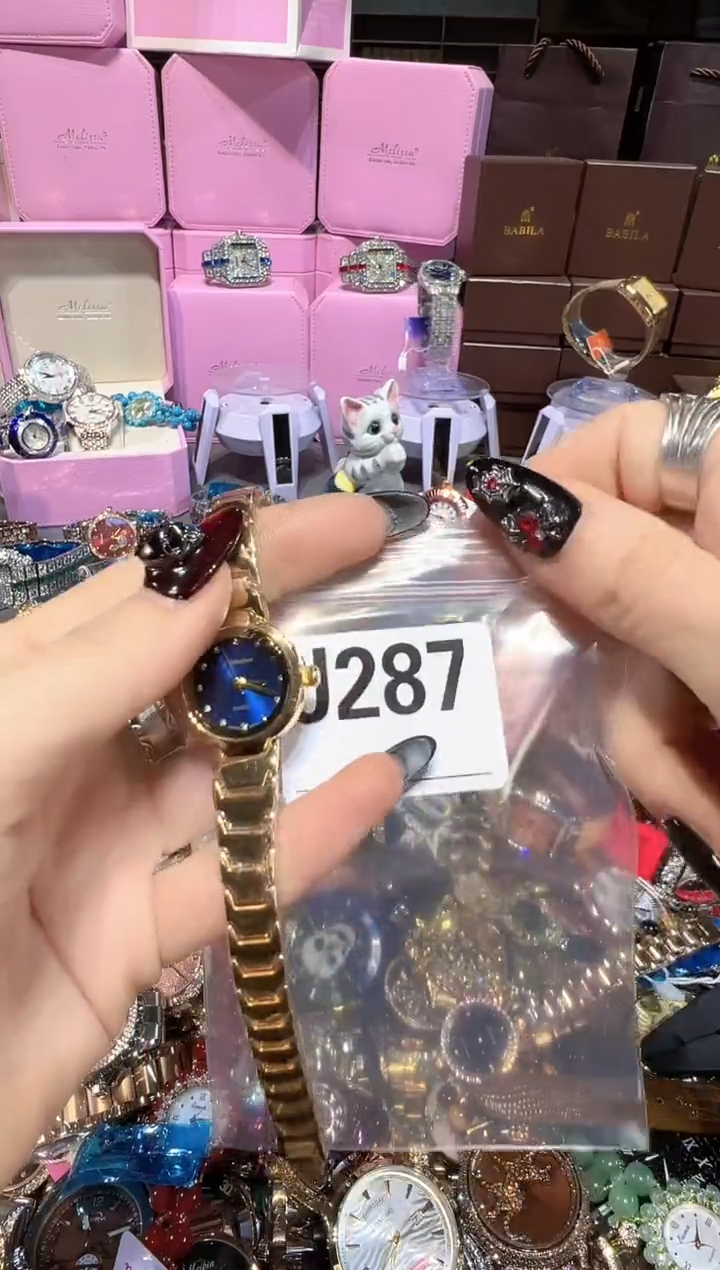 石英机芯不锈钢不锈钢直播定闪专用