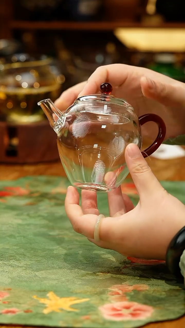 【闪购商品】禾器/晶彩文巧壶/琥珀色