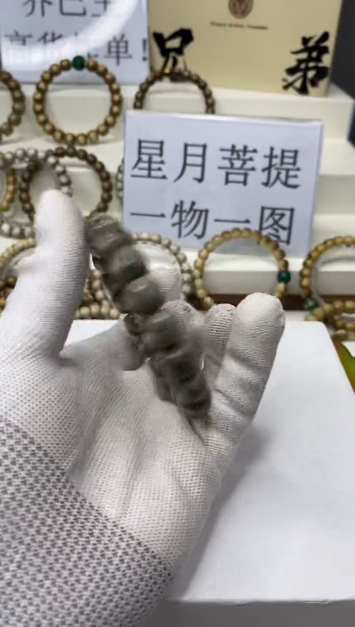 手串星月菩提一物一图-W19-128