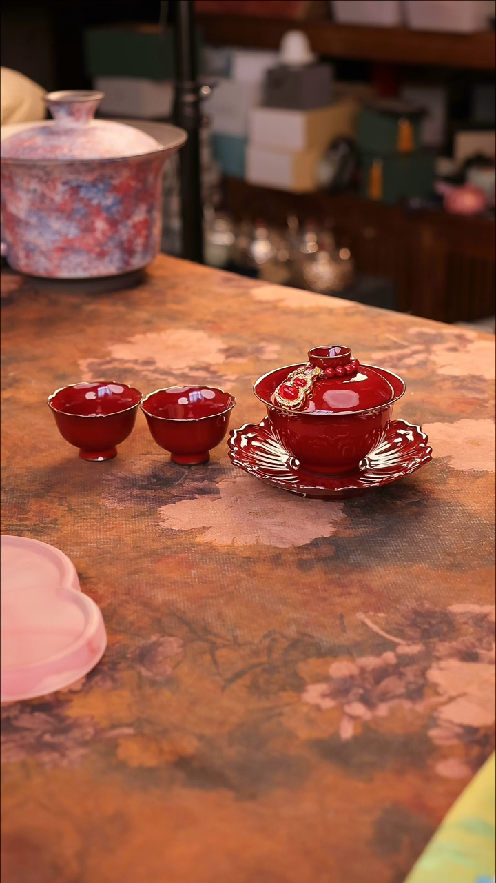 【闪购商品】陶瓷茶具（无礼盒无茶盘）@@A11980