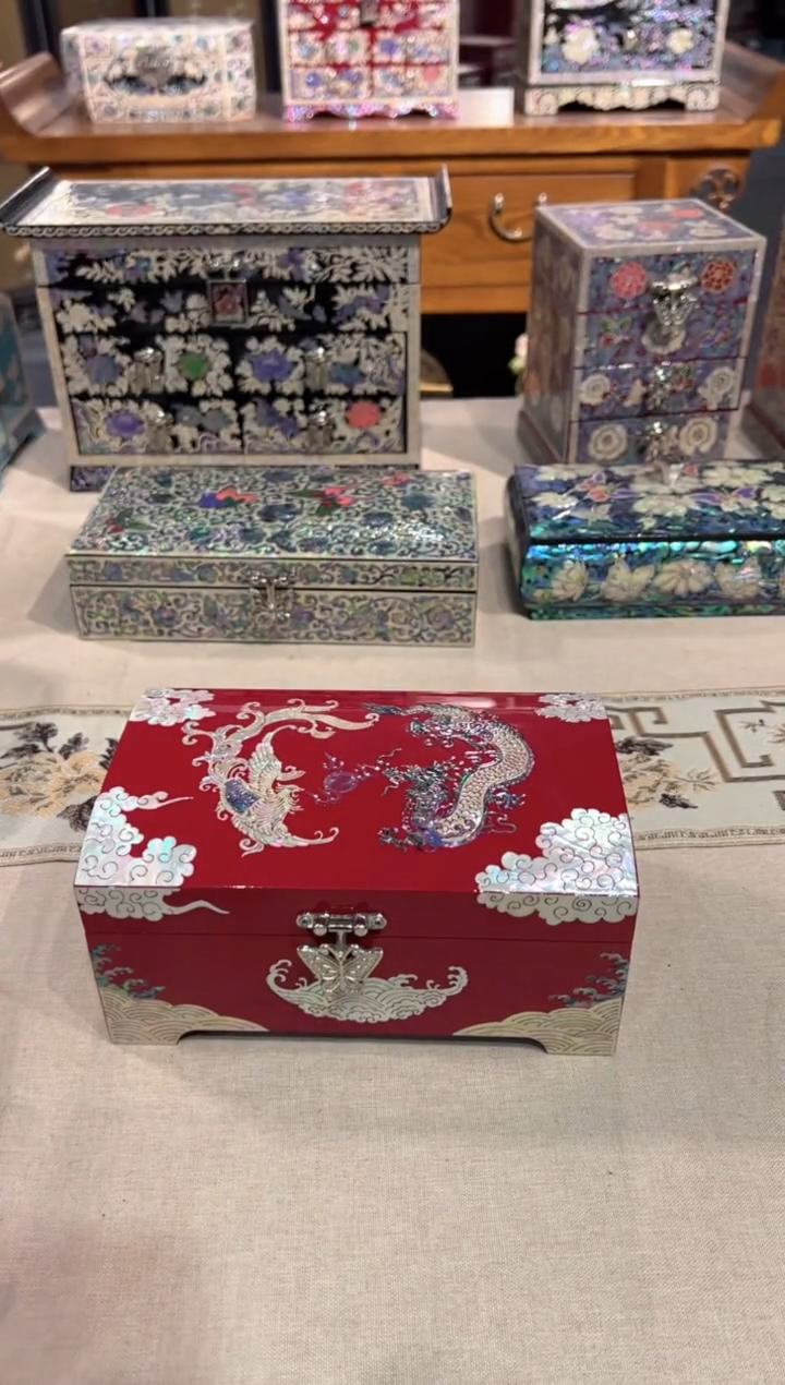 【闪购商品】按扣满贝底弘贝雅螺钿漆器文化馆