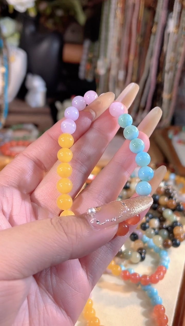 【闪购商品】蜜蜡手链未镶嵌多样性发货其一