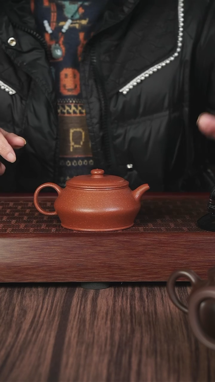 【闪购商品】紫砂茶壶xj  红降坡  曼殊