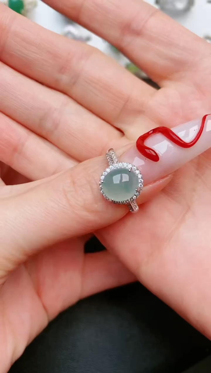 【闪购商品】翡翠戒指银S925镶嵌.....