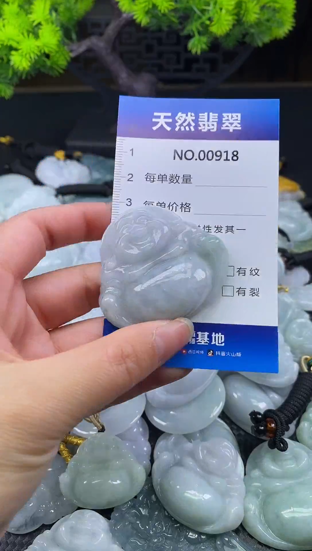 颈饰未镶嵌翡翠天然缅甸翡翠918