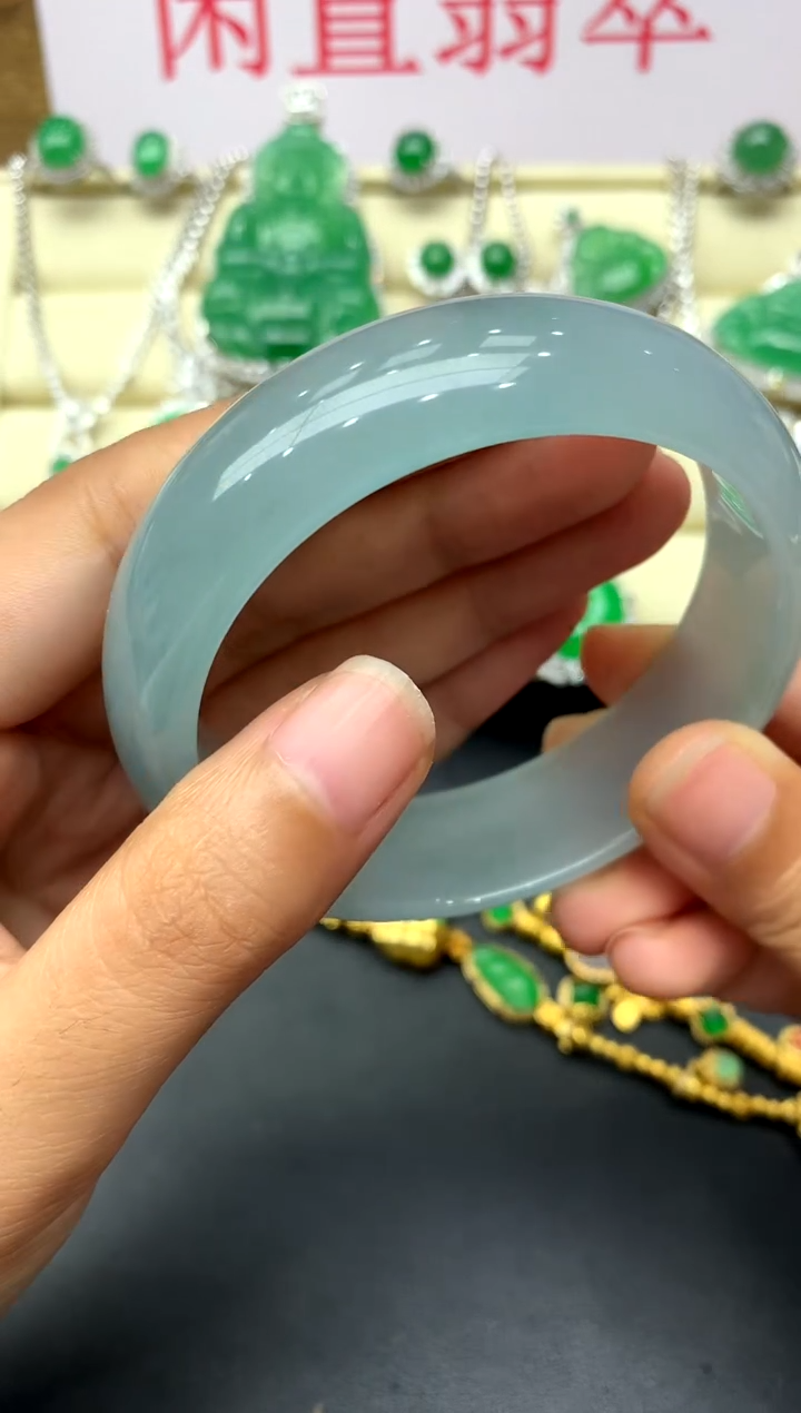 翡翠手镯未镶嵌335-中国好珍宝