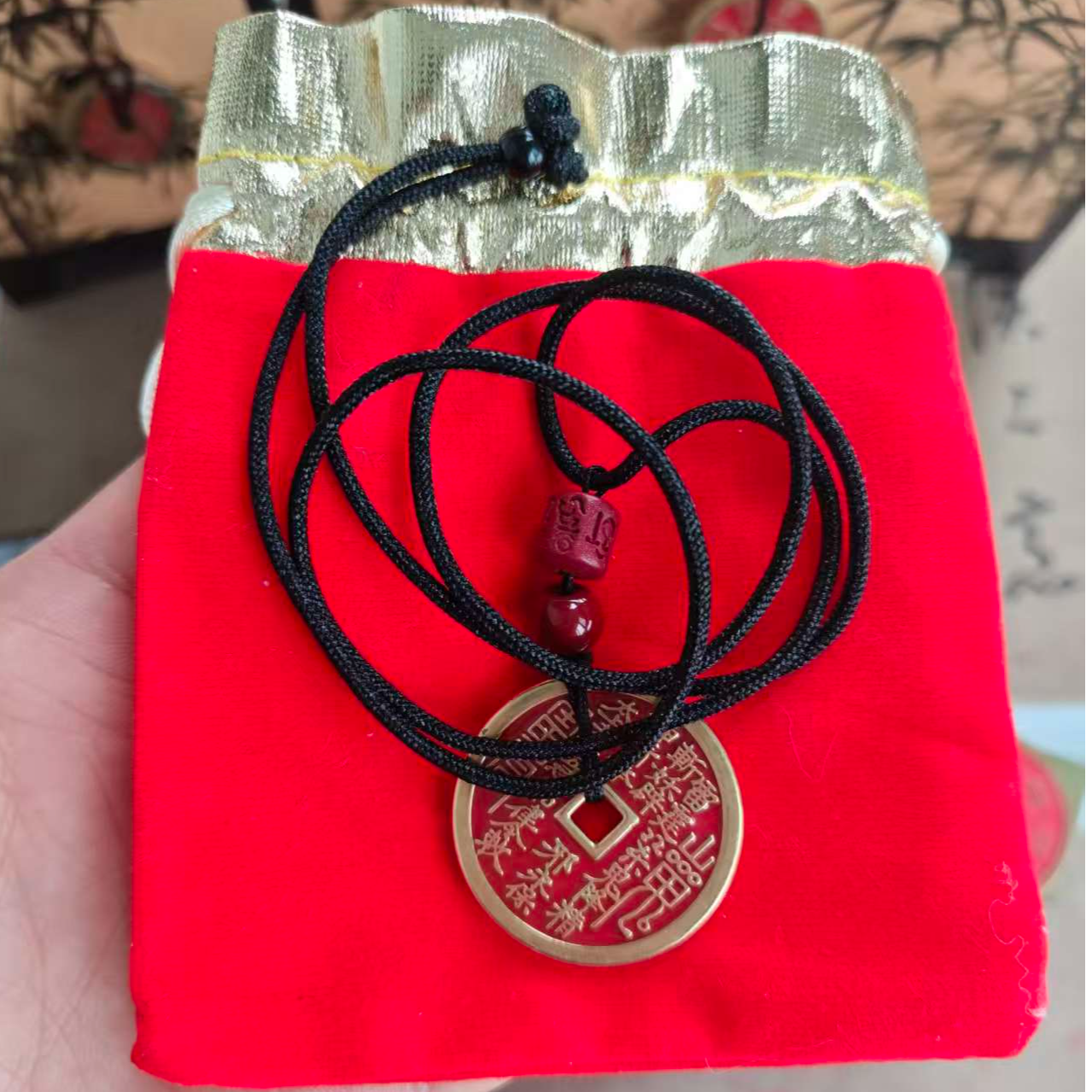 铜合金吊坠 工艺品创造  山贵花钱