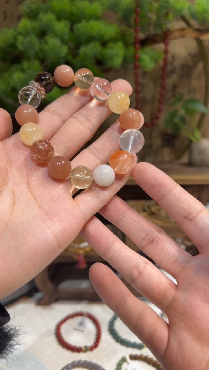 未镶嵌手串水晶手饰@@