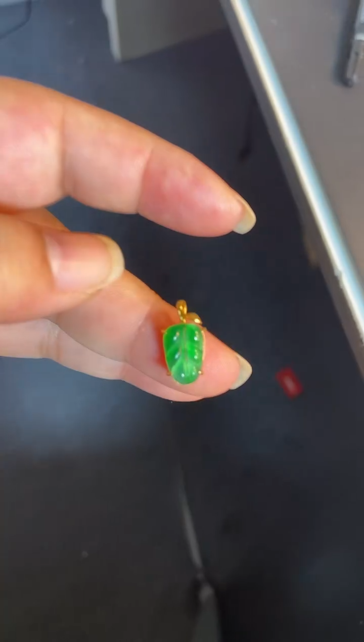 吊坠(不含链)银S925镶嵌翡翠1