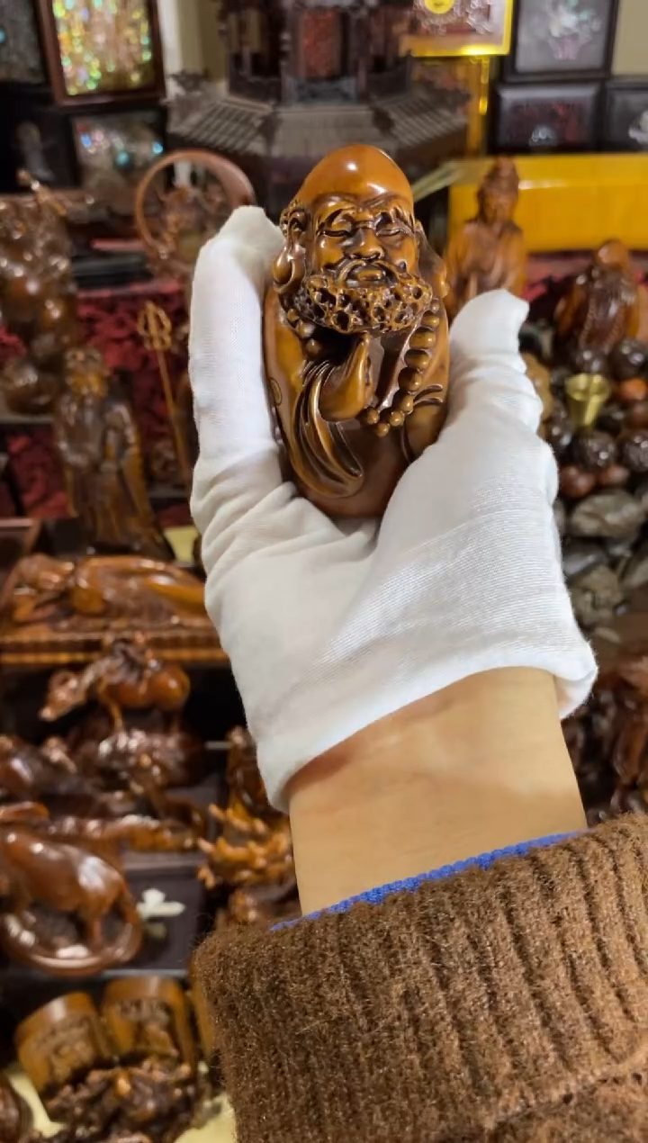 小叶黄杨小件达摩悟道