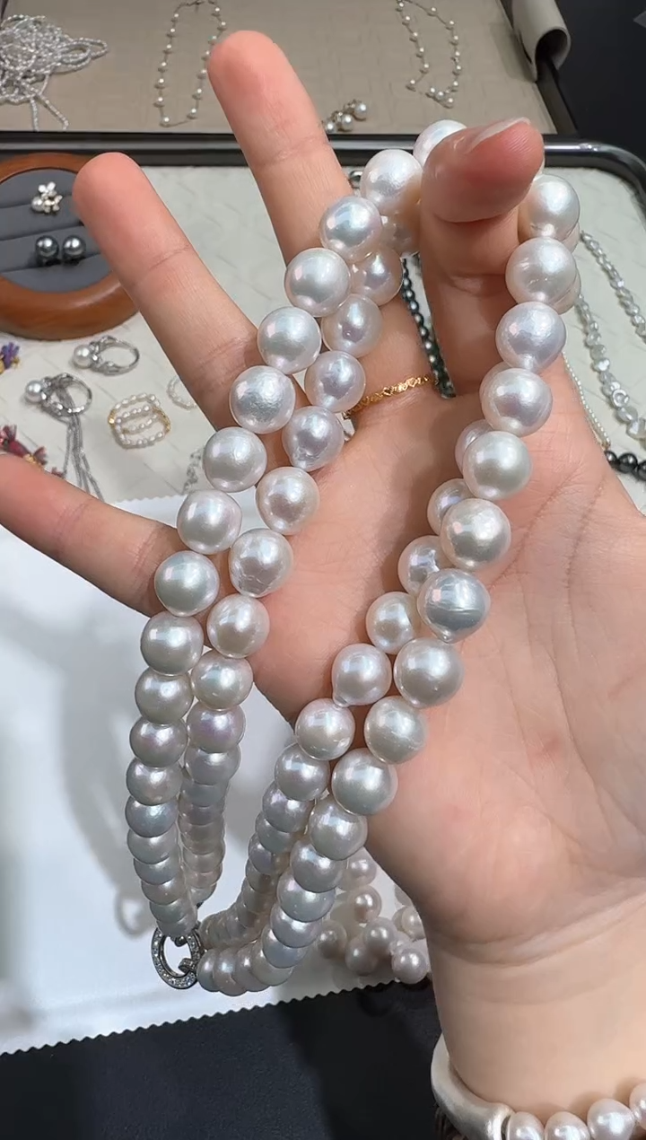 【闪购商品】银S925镶嵌淡水珍珠项链X0318-523-102