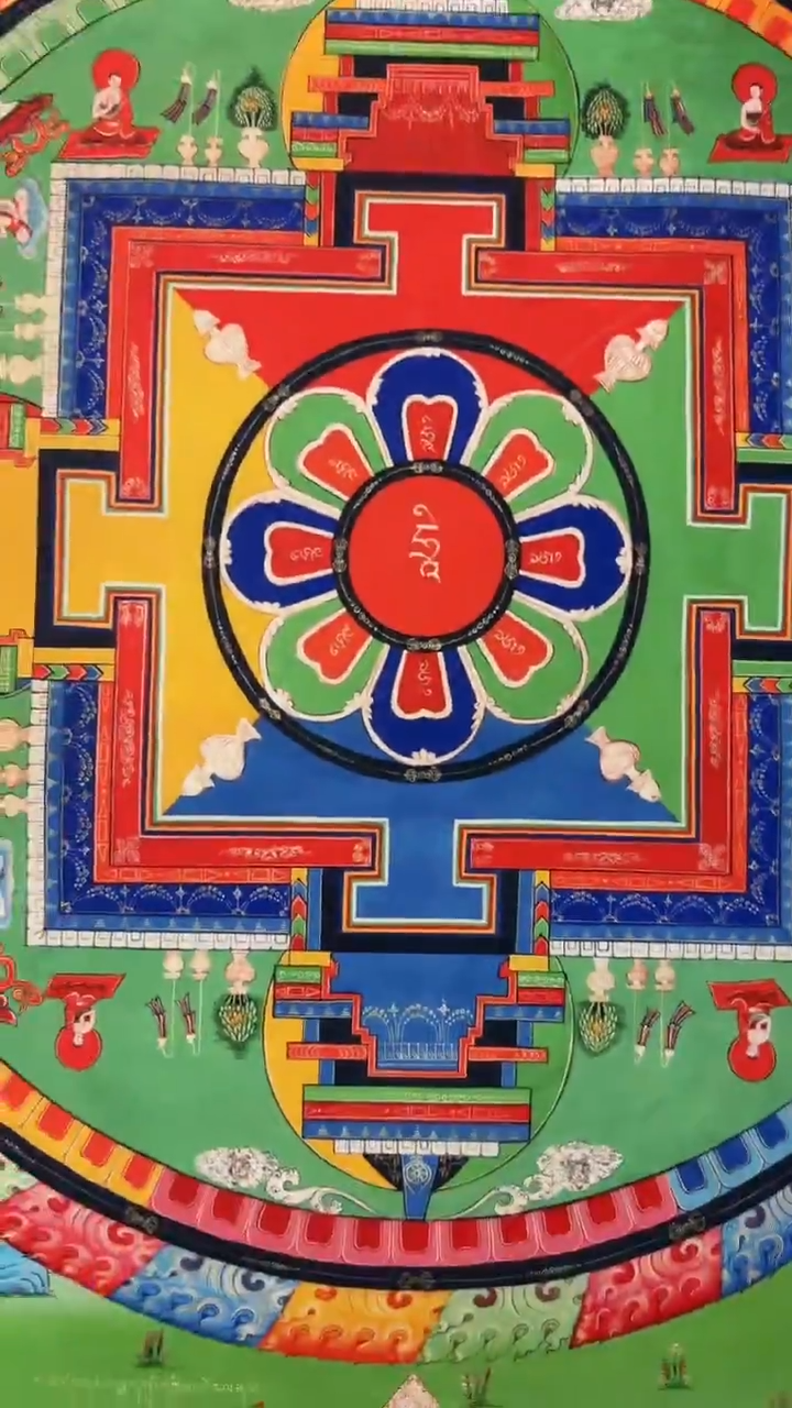 装裱画唐卡藏艺阁高端绘画作品TK16067