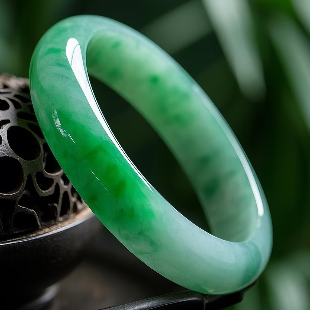 高冰透缅风美人镯-微瑕专用链接