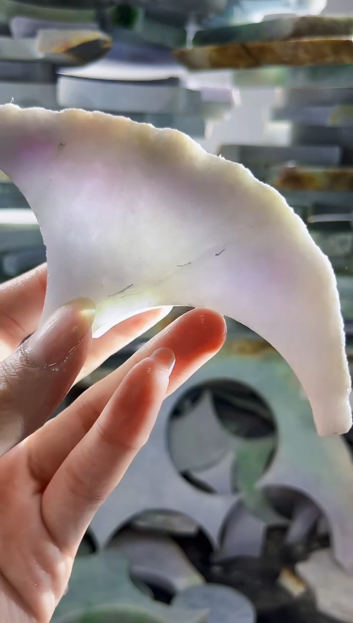 裸石翡翠缅甸翡翠A货陈5558