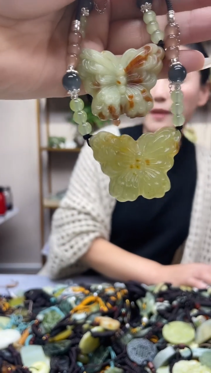 未镶嵌岫玉吊坠多样性发货*拍一发一