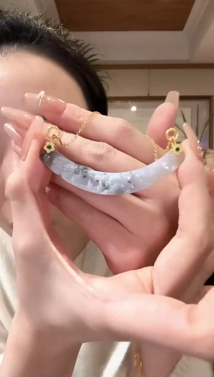 【闪购商品】翡翠颈饰未镶嵌国风