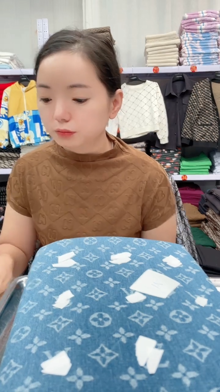 老花软牛仔布料1.5米567