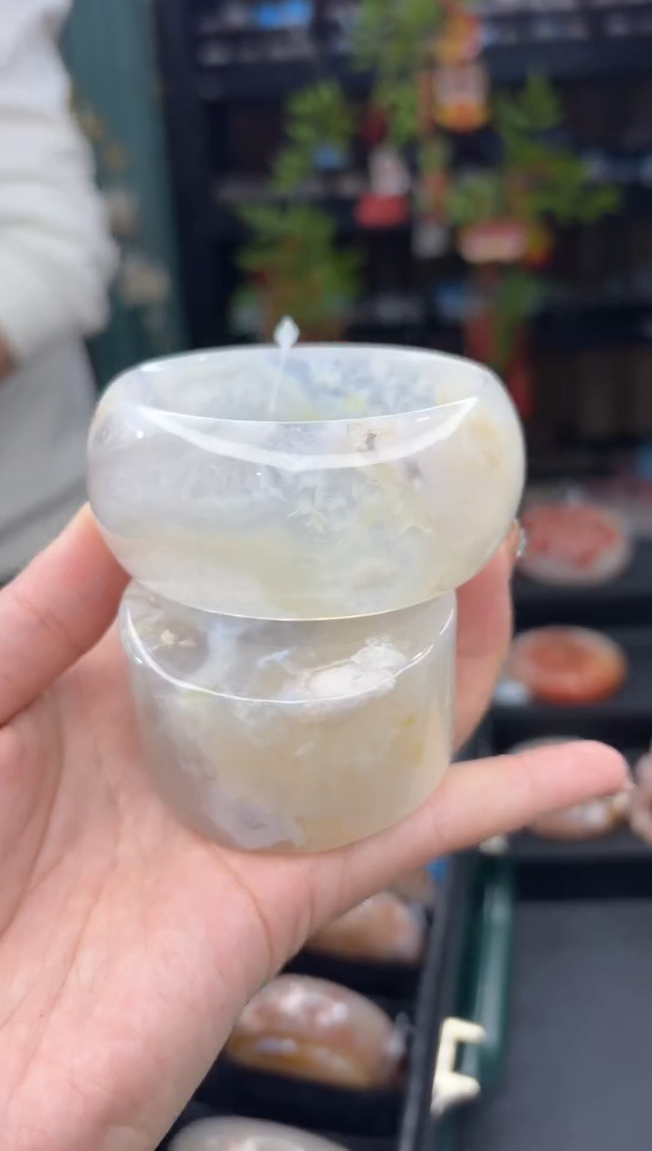 【闪购商品】石英质玉手镯未镶嵌248（60圈赠送镯心）