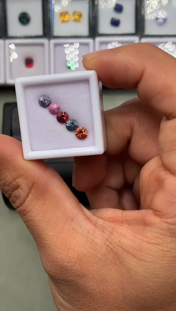 【闪购商品】定制尖晶石裸石未镶嵌圆切 一盒5/P 1.83ct