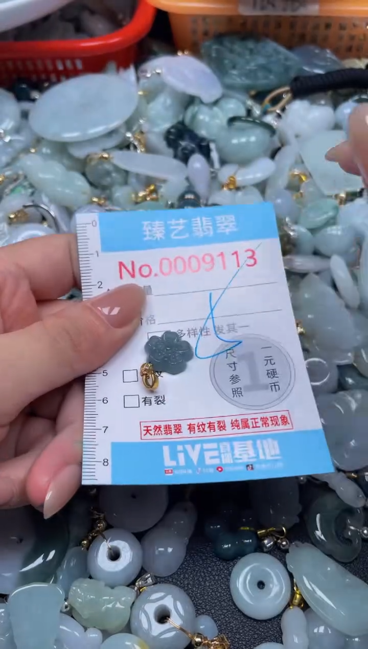 颈饰未镶嵌翡翠9113