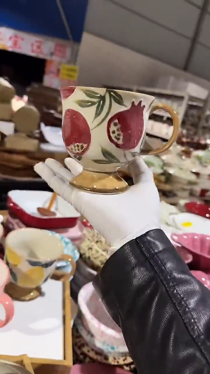 陶瓷高脚杯微瑕 凑满20元包邮