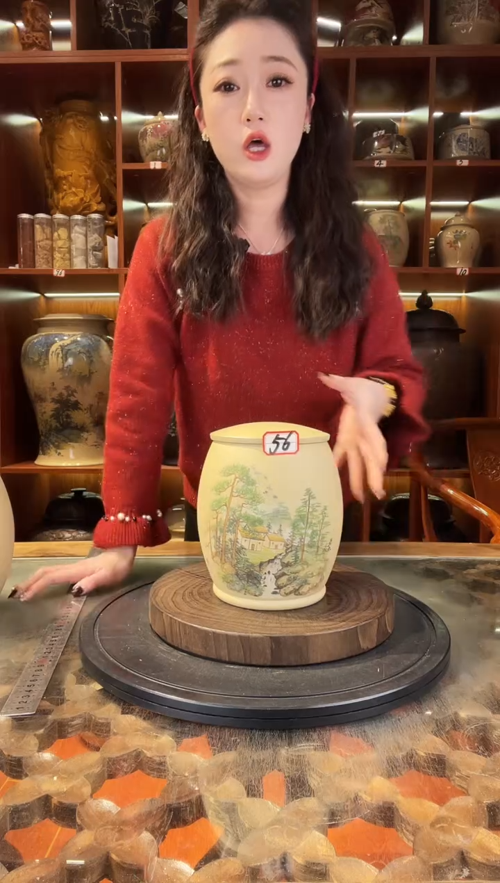 【闪购商品】缸云南建水紫陶白泥小茶罐@56