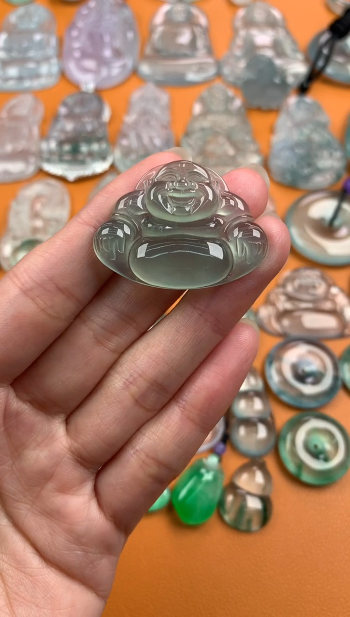 【闪购商品】翡翠颈饰未镶嵌25.9-35-4.8