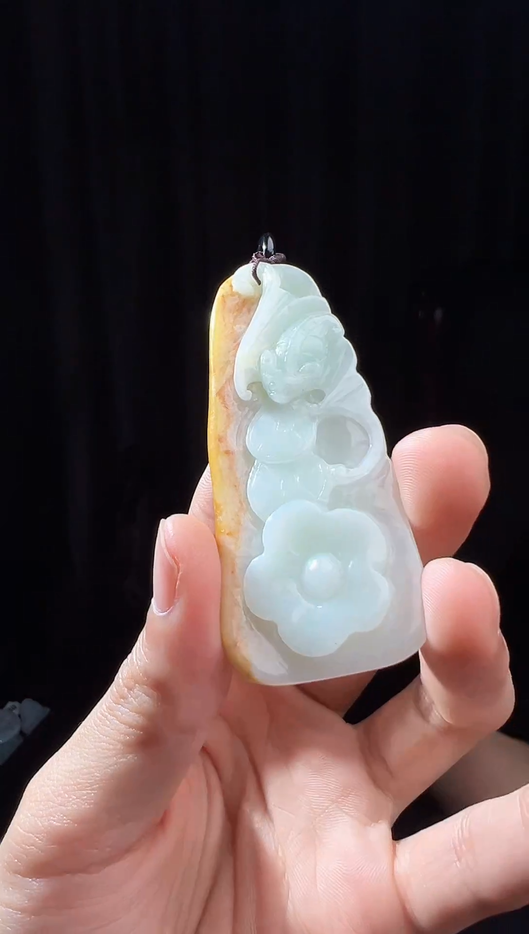 【闪购商品】翡翠颈饰未镶嵌天然翡翠(多样性发)花牌